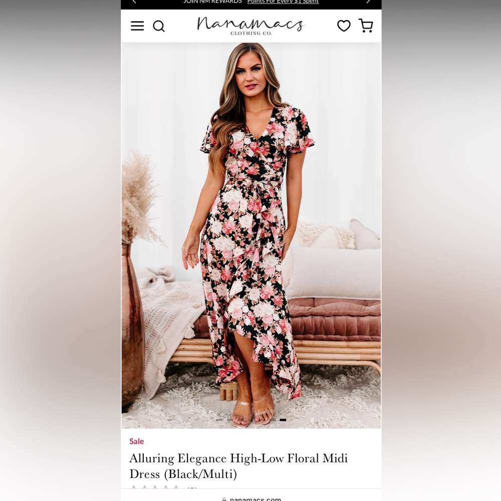 Alluring elegance High low midi dress